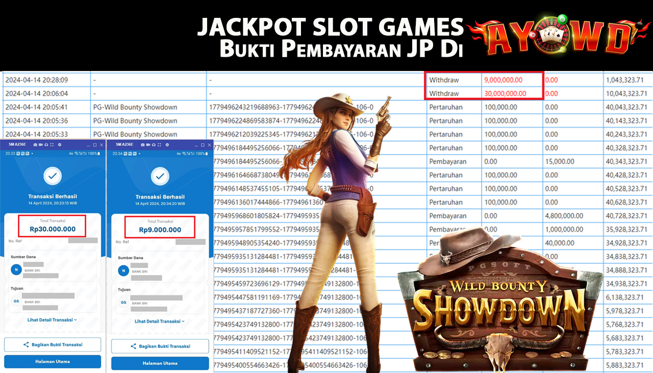 AYOWD JACKPOT LIVE GAME PG-Wild Bounty Showdown Rp,39.000.000- LUNAS